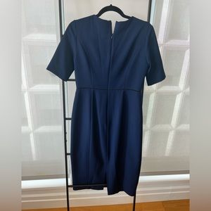 Maggy London Solid Dream Crepe Dress - Size 4 - Patriot Blue